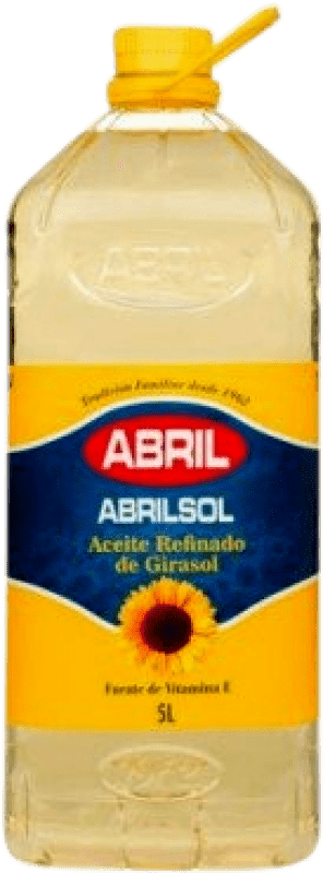 14,95 € | 植物油 Abril Abrilsol Refinado — 精製, Alto Oleico — 高オレイン酸 スペイン ポリタンク 5 L Girasol — ひまわり