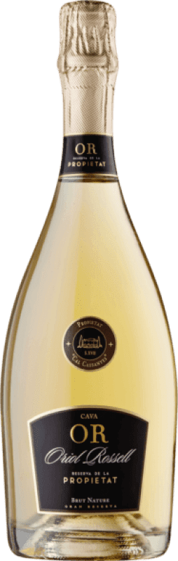 Envoi gratuit | Blanc mousseux Oriol Rossell Propietat Brut Nature Grande Réserve D.O. Cava Catalogne Espagne 75 cl