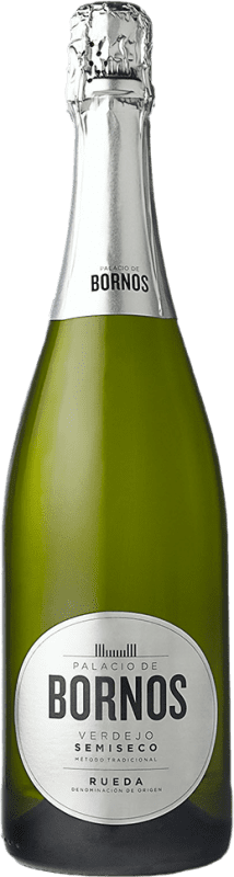 Envoi gratuit | Vin Mousseux Blanc Palacio de Bornos Semiseco — Demi-Sec Espagne 75 cl