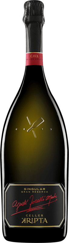 52,95 € | Weißer Sekt Agustí Torelló Celler Kripta Singular Brut Große Reserve Spanien Magnum-Flasche 1,5 L