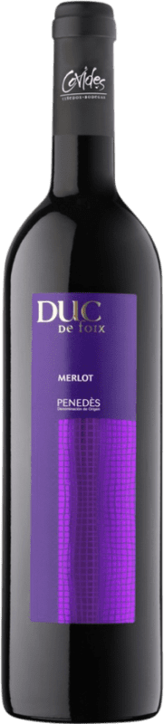 Бесплатная доставка | Красное вино Covides Duc de Foix D.O. Penedès Каталония Испания Merlot — Мерло 75 cl Бесплатная доставка | Красное вино Covides Duc de Foix D.O. Penedès Каталония Испания Merlot — Мерло 75 cl