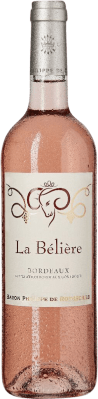 8,95 € | 玫瑰酒 Philippe de Rothschild La Bélière Rosé 干 A.O.C. Bordeaux 波尔多 法国 Merlot, Cabernet Sauvignon 75 cl