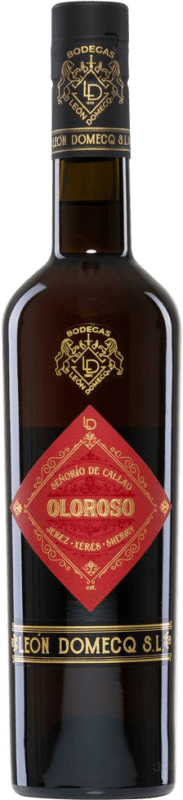 Бесплатная доставка | Крепленое вино León Domecq Señorío de Callao Oloroso сухой D.O. Jerez-Xérès-Sherry Испания Palomino Fino бутылка Medium 50 cl