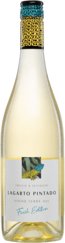 免费送货 | 白酒 Casa de Vila Nova Lagarto Pintado Fresh Edition Branco 干 I.G. Vinho Verde Vinho Verde 葡萄牙 Loureiro, Arinto 75 cl