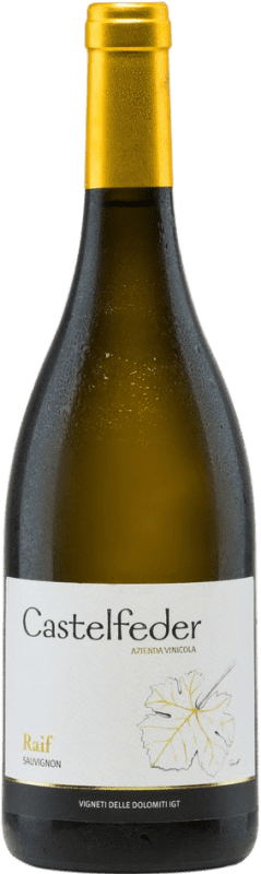 Envoi gratuit | Vin blanc Castelfeder Raif Sec D.O.C. Trentino Trentin Italie Sauvignon Blanc 75 cl