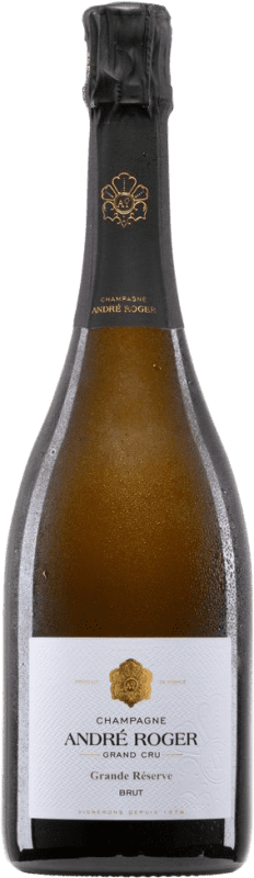 79,95 € 送料無料 | 白のスパークリングワイン André Roger Brut — ブリュット Grand Cru グラン・レセルバ A.O.C. Champagne