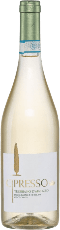 Envoi gratuit | Vin blanc Cipresso Sec D.O.C. Trebbiano d'Abruzzo Abruzzes Italie Trebbiano 75 cl