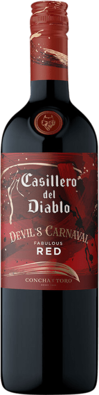 Бесплатная доставка | Красное вино Concha y Toro Casillero del Diablo Devil's Carnaval Red Полусухое Полусладкое Чили Syrah, Cabernet Sauvignon, Carmenère 75 cl