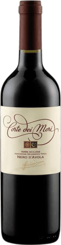 Free Shipping | Red wine Corte dei Mori Dry I.G.T. Terre Siciliane Sicily Italy Nero d'Avola 75 cl