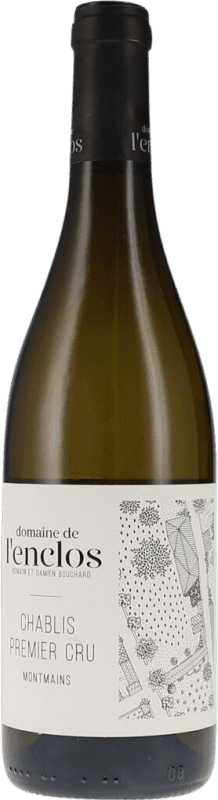 免费送货 | 白酒 Domaine de L'Enclos Montmains 干 A.O.C. Chablis Premier Cru 勃艮第 法国 Chardonnay 75 cl