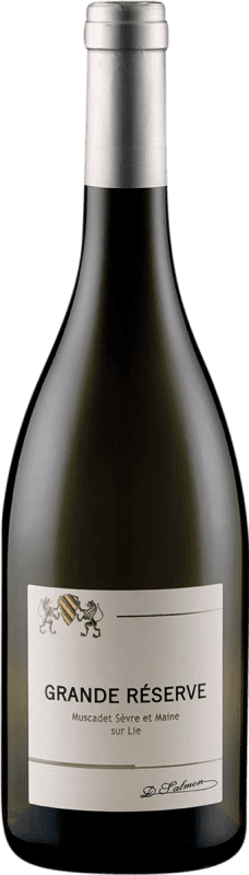 Free Shipping | White wine Domaine Salmon Sur Lie Grand Reserve A.O.C. Muscadet-Sèvre et Maine France Melon de Bourgogne 75 cl