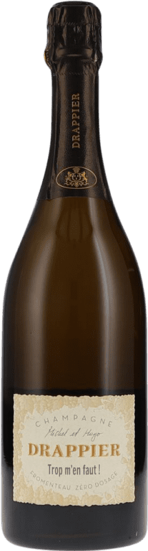 免费送货 | 白起泡酒 Drappier Trop Men Faut 干 A.O.C. Champagne 香槟酒 法国 Pinot Grey 75 cl