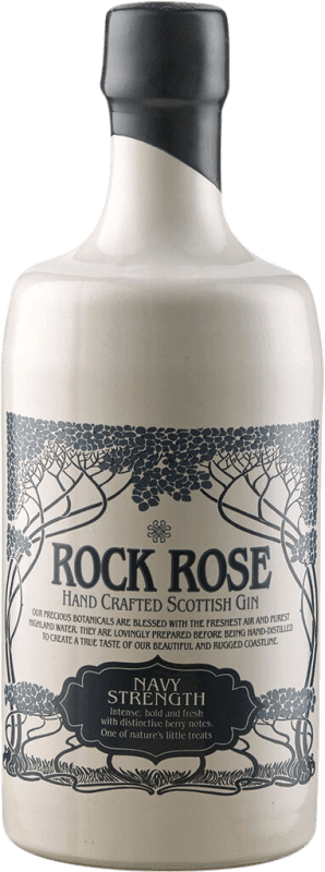 84,95 € Free Shipping | Gin Dunnet Bay Rock Rose Navy Strength Gin