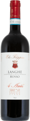 Elio Filippino 4 Amis Rosso сухой Langhe 75 cl