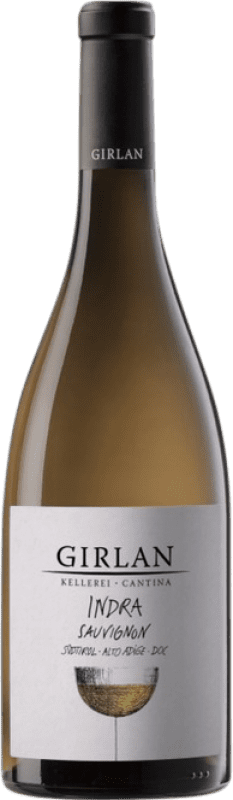 Бесплатная доставка | Белое вино Girlan Indra сухой D.O.C. Trentino Трентино Италия Sauvignon White 75 cl