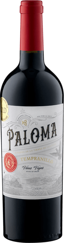 Free Shipping | Red wine Hammeken Paloma Viñas Viejas Dry I.G.P. Vino de la Tierra de Castilla Castilla la Mancha Spain Tempranillo 75 cl