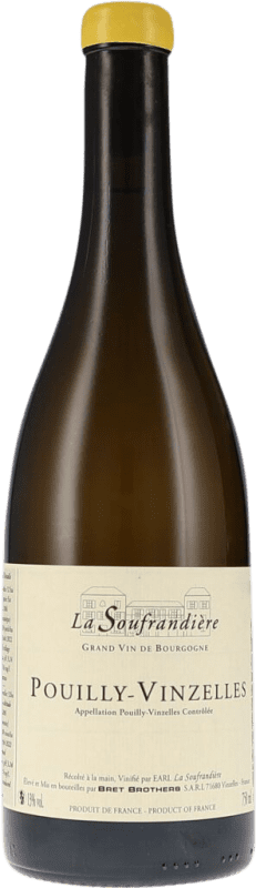 免费送货 | 白酒 La Soufrandière 干 A.O.C. Pouilly-Vinzelles 勃艮第 法国 Chardonnay 75 cl