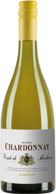 免费送货 | 白酒 Les Vignerons du Narbonnais Comte de Morlières 干 预订 I.G.P. Vin de Pays d'Oc 波尔多 法国 Chardonnay 75 cl