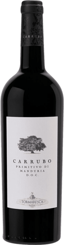 Бесплатная доставка | Красное вино Marchesi Antinori Carrubo D.O.C. Primitivo di Manduria Апулия Италия Primitivo 75 cl