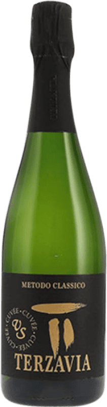 Free Shipping | White sparkling Marco de Bartoli Metodo Classico Terzavia Cuvée VS Brut Nature D.O.C. Sicilia Sicily Italy Grillo 75 cl