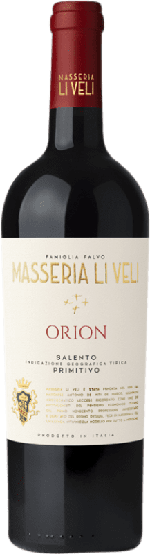 Free Shipping | Red wine Li Veli Orion Dry I.G.T. Salento Puglia Italy Primitivo 75 cl