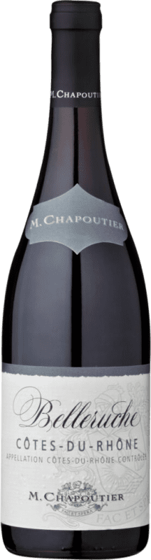 免费送货 | 红酒 Michel Chapoutier Belleruche A.O.C. Côtes du Rhône 罗纳 法国 Syrah, Grenache 瓶子 Magnum 1,5 L