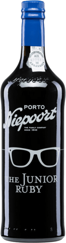 Spedizione Gratuita | Vino fortificato Niepoort The Junior Ruby Secco I.G. Porto porto Portogallo Sousón, Touriga Franca, Touriga Nacional, Tinta Roriz, Tinta Amarela, Caíño Nero, Tinta Francisca 75 cl