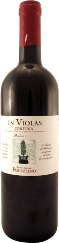 Kostenloser Versand | Rotwein Poliziano In Violas Trocken D.O.C. Cortona Toskana Italien Merlot 75 cl