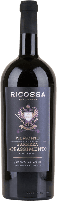 32,95 € 免费送货 | 红酒 Cantine di Ricossa Appassimento 半干半甜 I.G.T. Grappa Piemontese 瓶子 Magnum 1,5 L