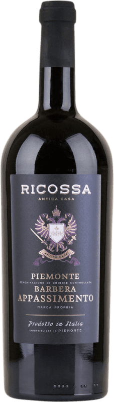 送料無料 | 赤ワイン Cantine di Ricossa Semiseco — やや辛口 Appassimento I.G.T. Grappa Piemontese ピエモンテ イタリア Barbera — バルベーラ マグナムボトル 1,5 L