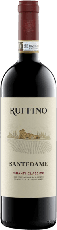 送料無料 | 赤ワイン Ruffino Santedame ドライ D.O.C.G. Chianti Classico イタリア Merlot, Cabernet Sauvignon, Sangiovese 75 cl