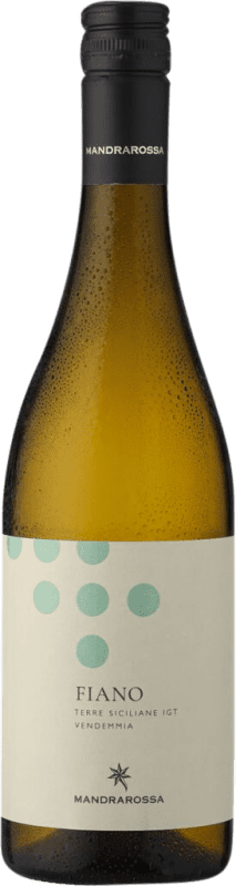 Envío gratis | Vino blanco Mandrarossa Seco D.O.C. Sicilia Sicilia Italia Fiano 75 cl