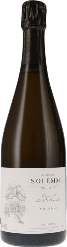 71,95 € | 白スパークリングワイン Solemme Esprit Premier Cru Millésimé ブルットの自然 A.O.C. Champagne シャンパン フランス Chardonnay, Pinot Meunier 75 cl