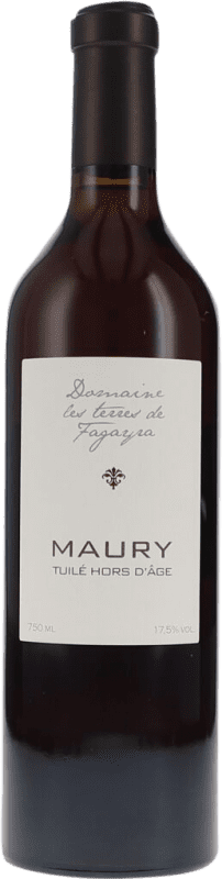 Kostenloser Versand | Verstärkter Wein Terres de Fagayra. Maury Tuilé Hors d'Age Trocken A.O.C. Côtes du Roussillon Roussillon Frankreich Grenache, Carignan 75 cl