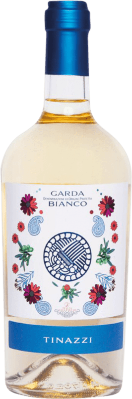 Envio grátis | Vinho branco Tenuta Valleselle Tinazzi Bianco Seco D.O.C. Garda Vêneto Itália Trebbiano, Chardonnay, Garganega 75 cl