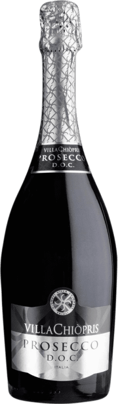 21,95 € Бесплатная доставка | Белое игристое Villa Chiòpris Экстра сухой D.O.C. Prosecco