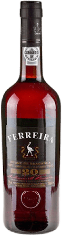 59,95 € | Fortified wine Sogrape Ferreira I.G. Douro Porto Portugal Tempranillo, Touriga Franca, Touriga Nacional, Tinta Amarela, Tinta Cão, Tinta Barroca 20 Years 75 cl