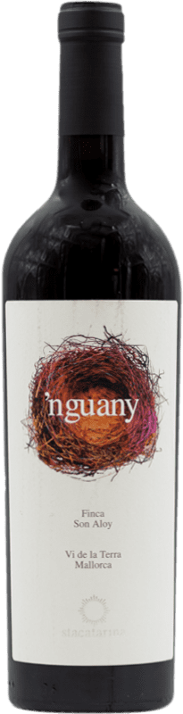 Free Shipping | Red wine Santa Catarina Nguany I.G.P. Vi de la Terra de Mallorca Majorca Spain Syrah, Callet, Mantonegro 75 cl