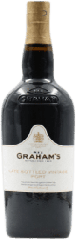 Envio grátis | Vinho fortificado Graham's LBV Late Bottled Vintage Portugal Touriga Franca, Touriga Nacional, Tinta Amarela, Tinta Barroca, Alicante Bouschet 1 L