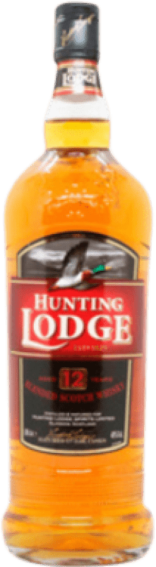 Free Shipping | Whisky Blended Hunting Lodge Scotland United Kingdom 12 Years 70 cl