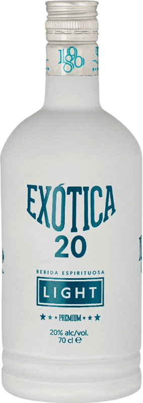 Envio grátis | Gin Constantina 1890 Exotica Gin Light 20º Espanha 70 cl