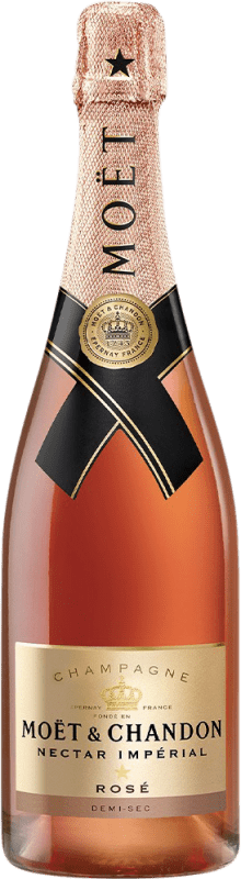 送料無料 | 白スパークリングワイン Moët & Chandon Nectar Impérial Rosé N.I.R. A.O.C. Champagne シャンパン フランス Pinot Black, Chardonnay, Pinot Meunier 75 cl