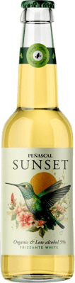 Kostenloser Versand | Weißwein Peñascal Sunset Blanco Spanien Verdejo Drittel-Liter-Flasche 33 cl