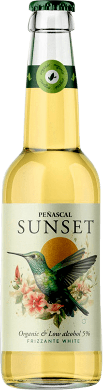 Free Shipping | White wine Peñascal Sunset Blanco Spain Verdejo One-Third Bottle 33 cl