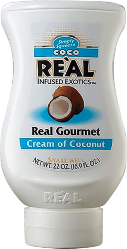 Envio grátis | Schnapps Reàl Crema — Creme Estados Unidos Garrafa Medium 50 cl Coconut — Coco