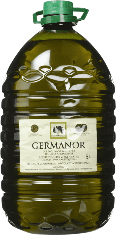 63,95 € Envoi gratuit | Huile d'Olive Actel Germanor HOVE Vierge Extra Jerrican 5 L PET