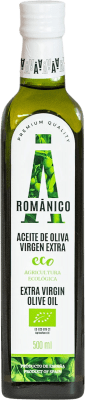 Envío gratis | Aceite de Oliva Actel Románico Orgánico Vidrio Cataluña España Arbequina Botella Medium 50 cl