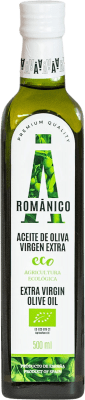 9,95 € | Olivenöl Actel Románico E-NOL Extra Nativ Katalonien Spanien Arbequina Organic — Bio Medium-Flasche 50 cl Glas