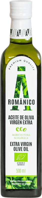 送料無料 | オリーブオイル Actel Románico Orgánico Vidrio カタロニア スペイン Arbequina ボトル Medium 50 cl