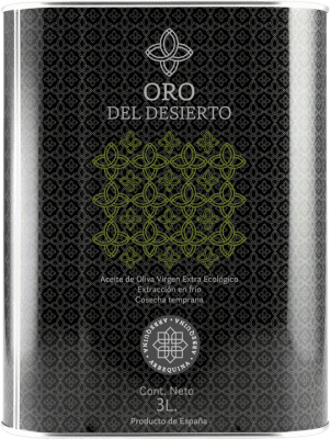 Huile d'Olive Oro del Desierto Arbequina Canette Spéciale 3 L